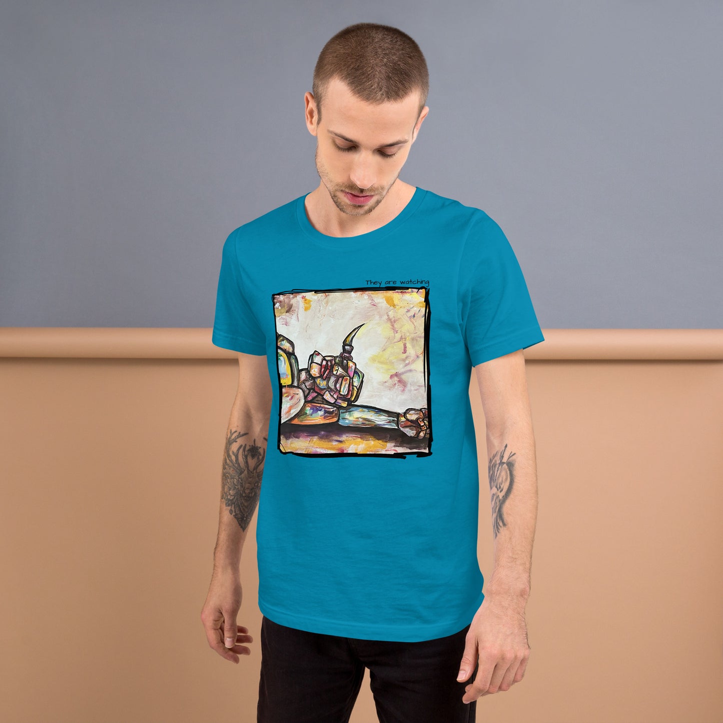 They are watching us - Edo - T-shirt