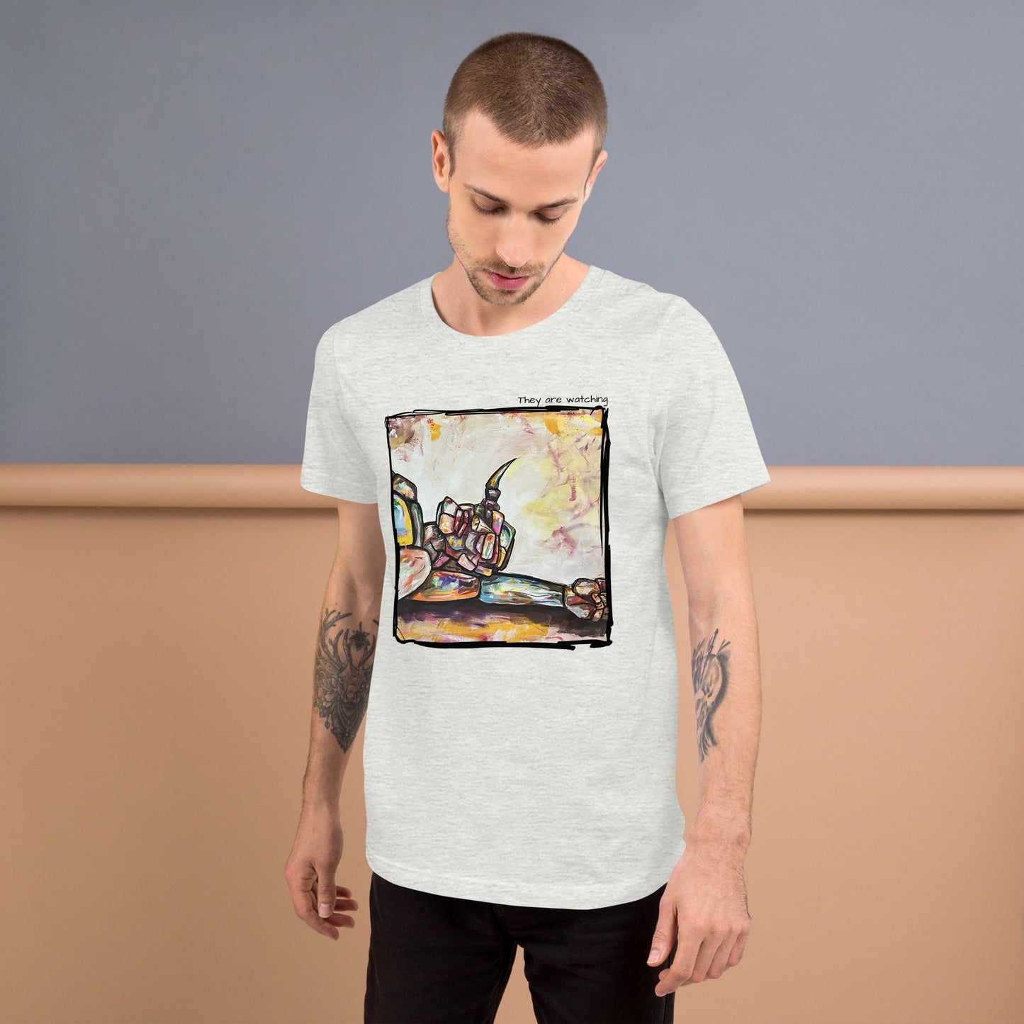 They are watching us - Edo - T-shirt