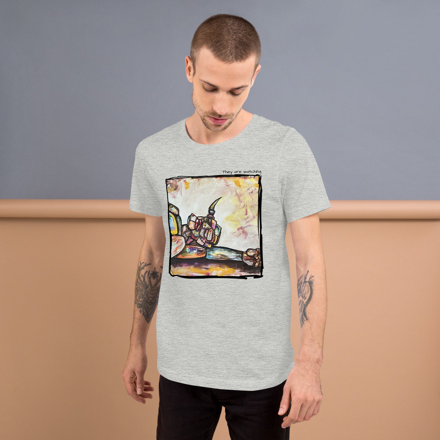 They are watching us - Edo - T-shirt