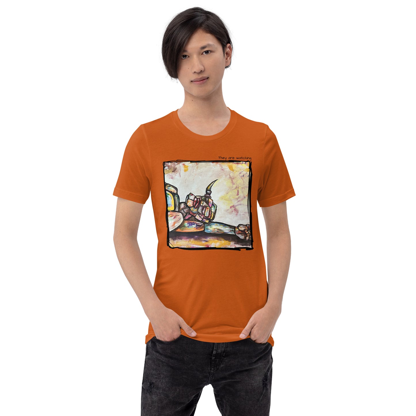 They are watching us - Edo - T-shirt