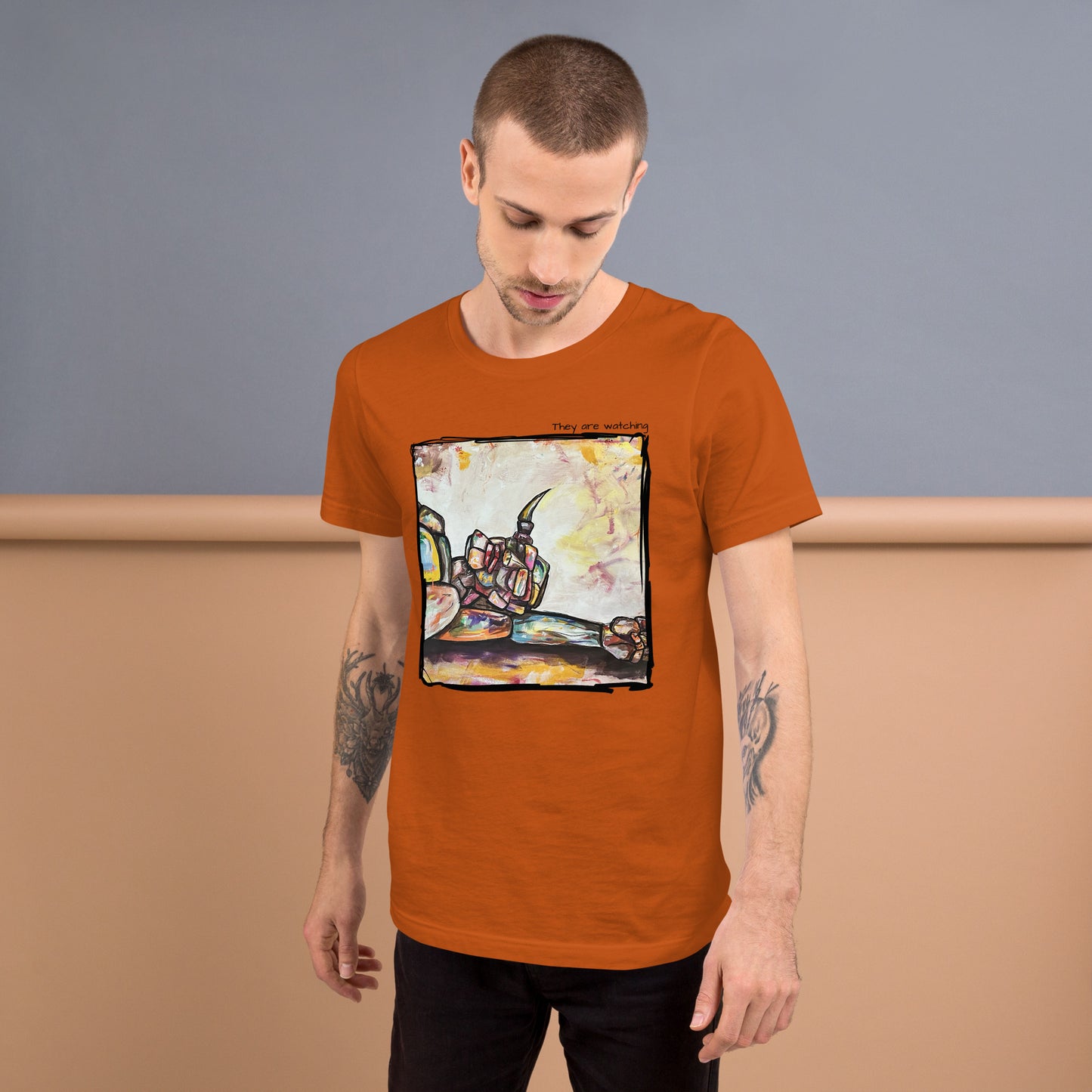 They are watching us - Edo - T-shirt
