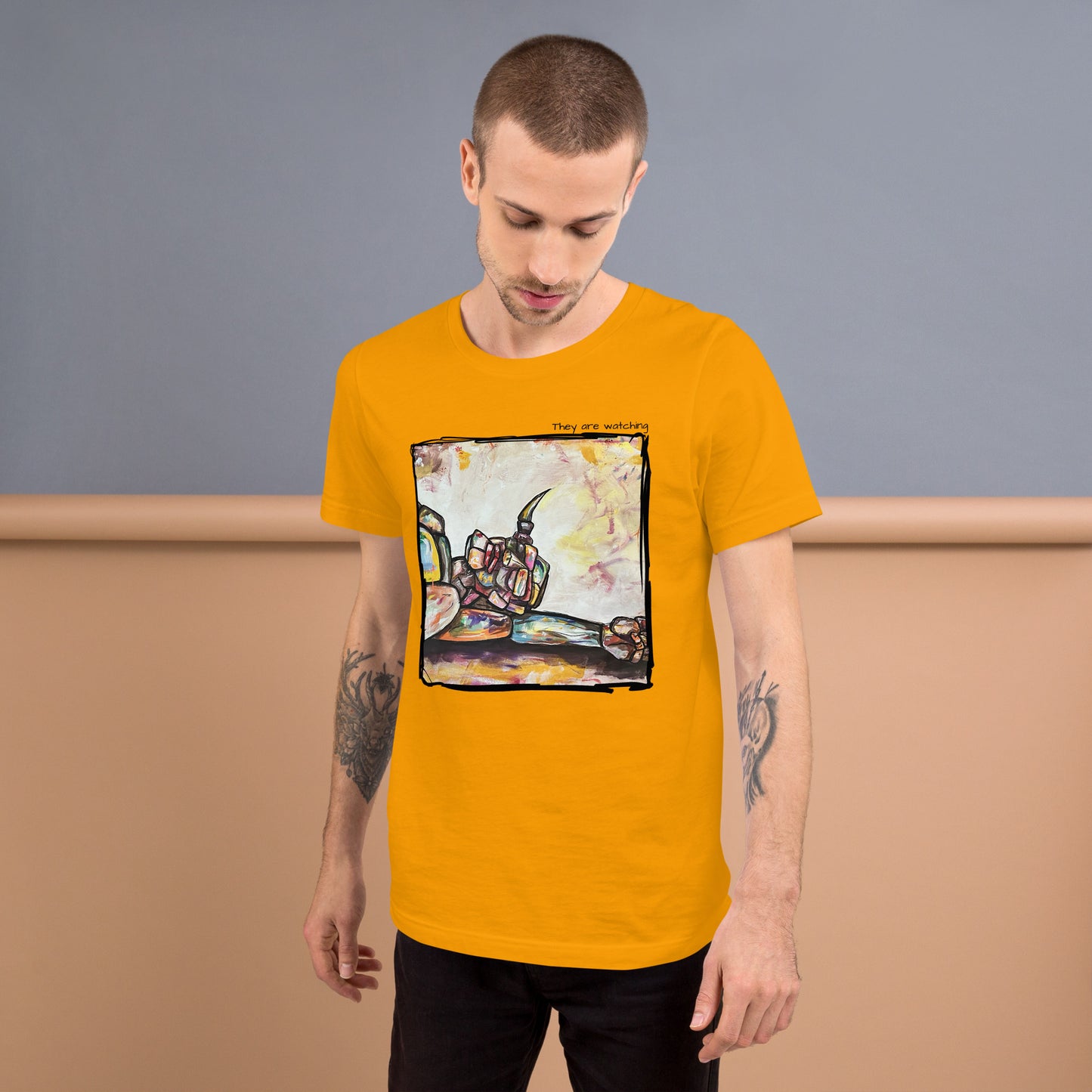 They are watching us - Edo - T-shirt