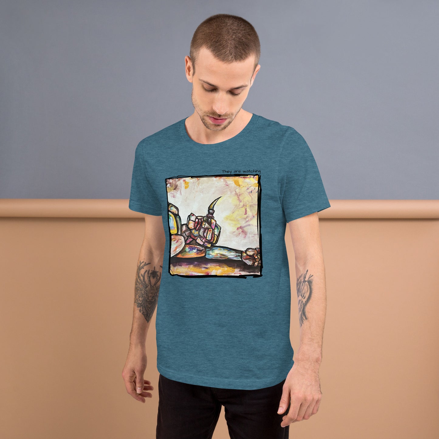 They are watching us - Edo - T-shirt