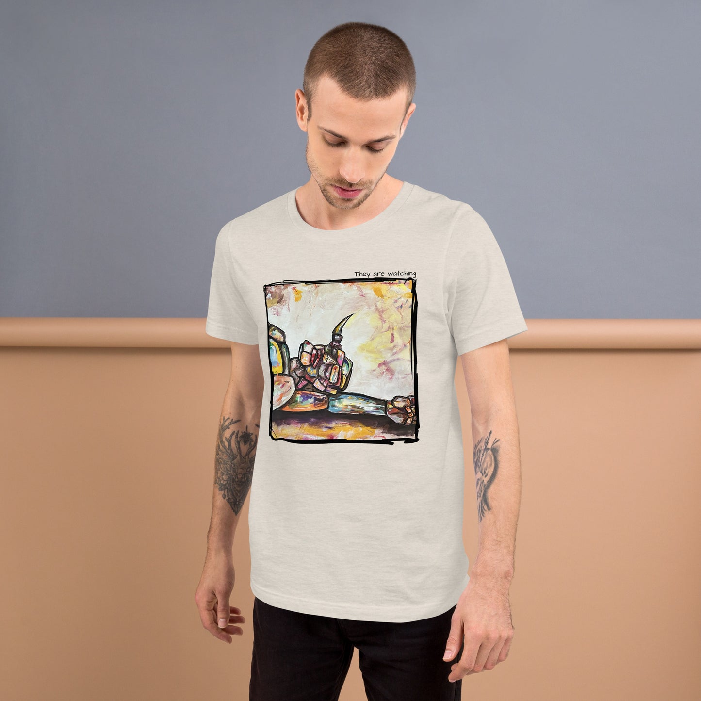 They are watching us - Edo - T-shirt