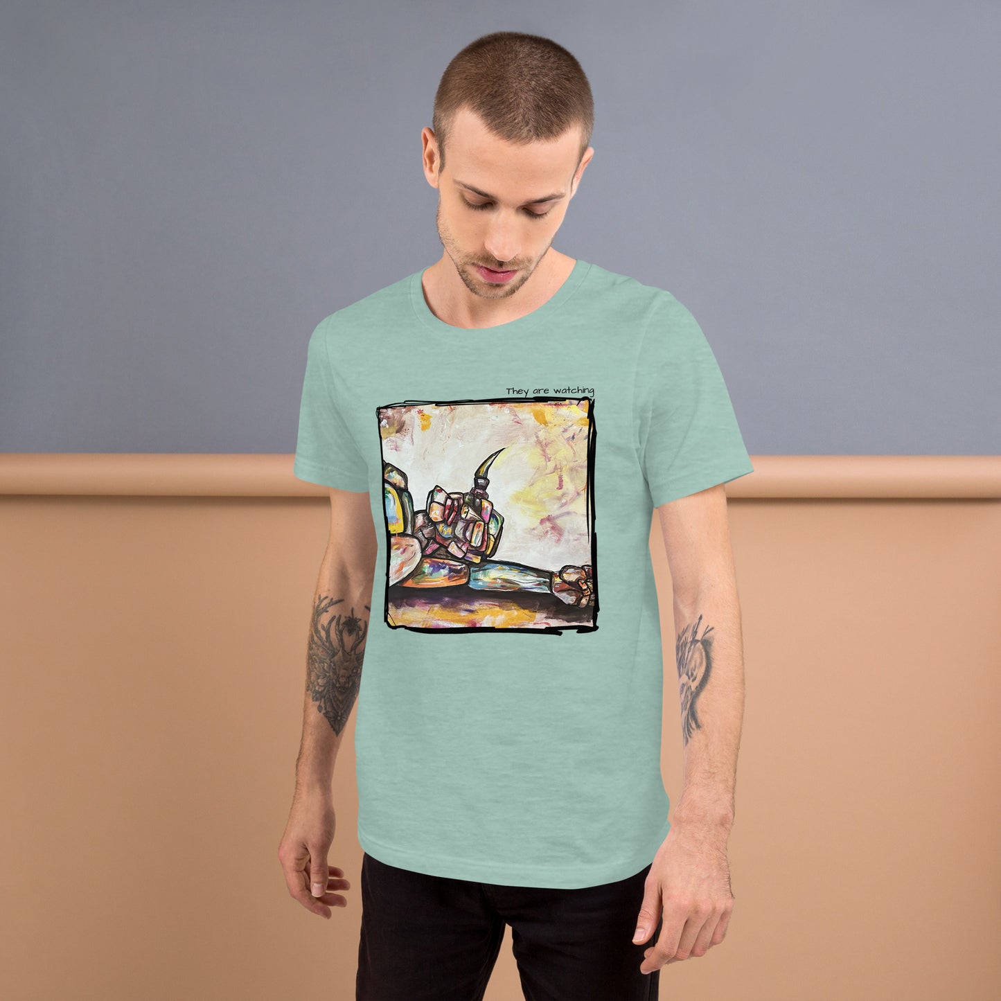 They are watching us - Edo - T-shirt