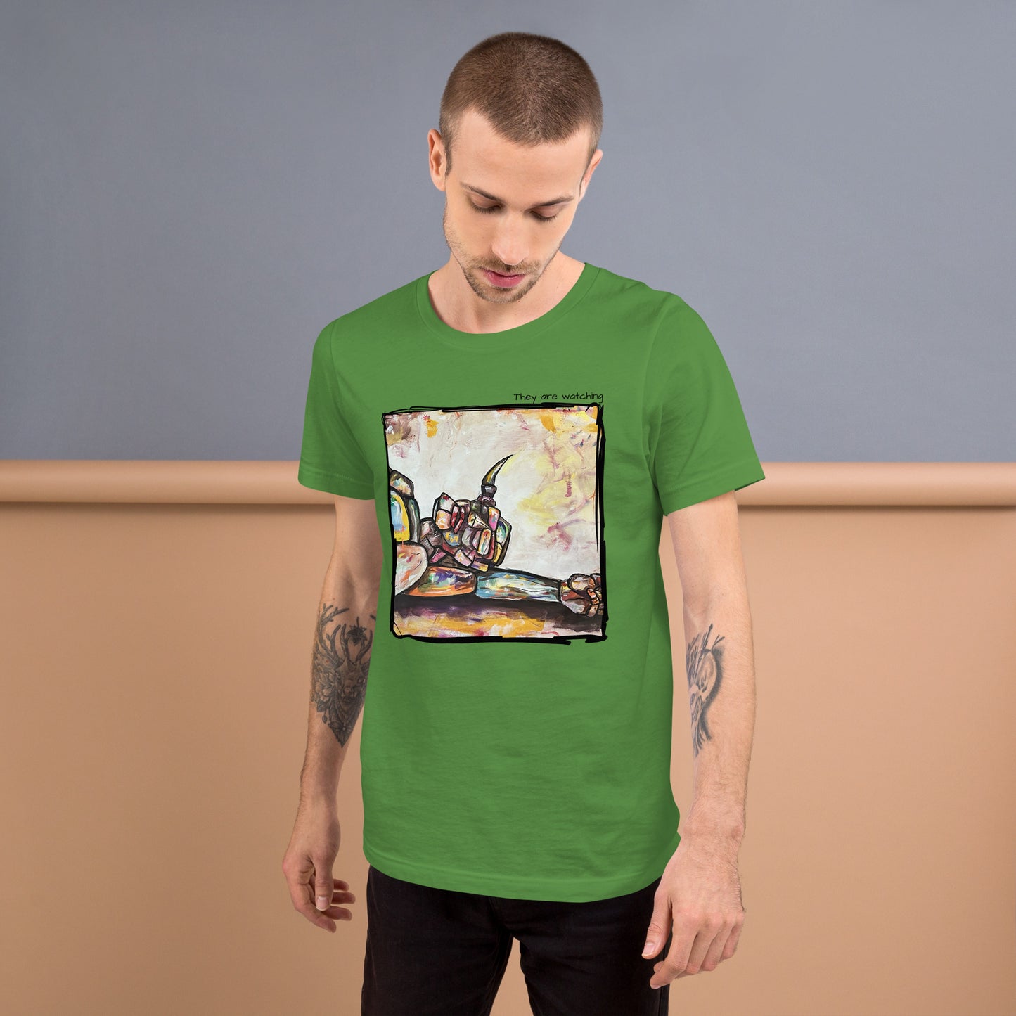 They are watching us - Edo - T-shirt