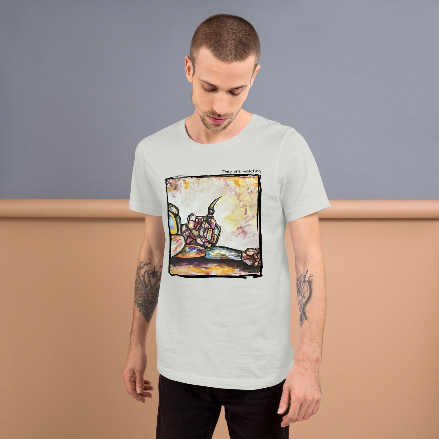 They are watching us - Edo - T-shirt