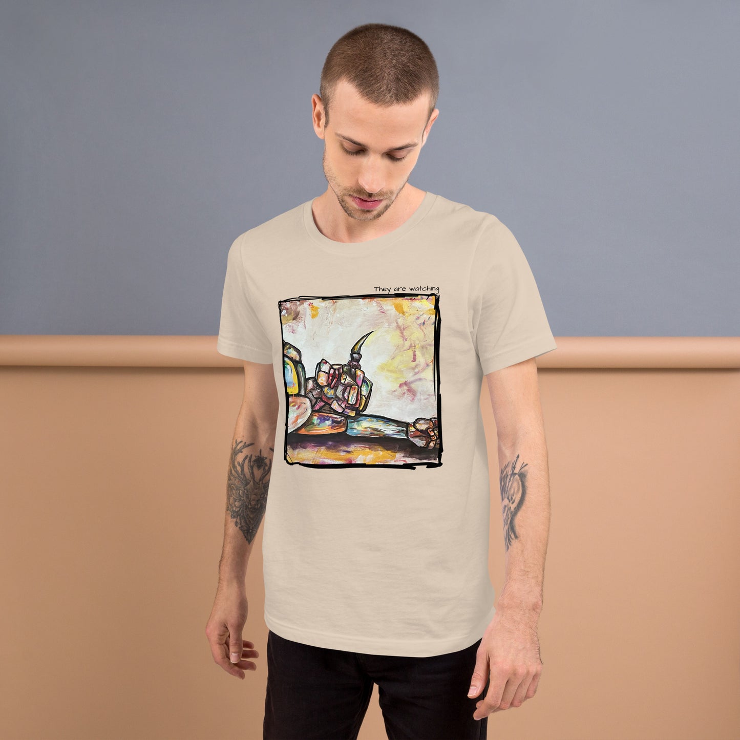 They are watching us - Edo - T-shirt