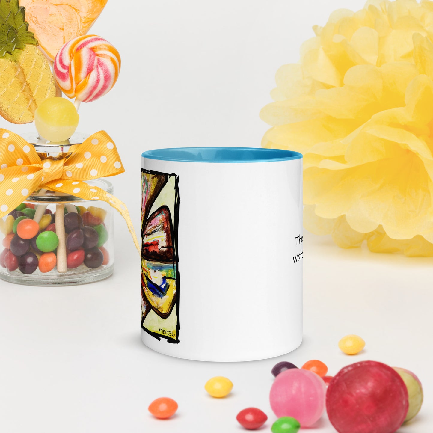 They are watching us - Flower N.4 - Mug