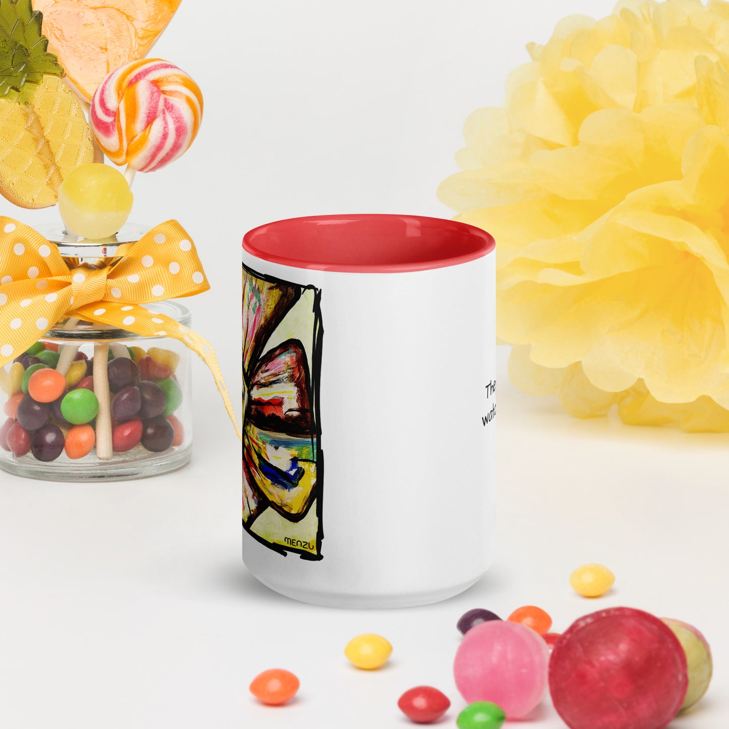 They are watching us - Flower N.4 - Mug